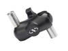 Double-Jointed Utility Post, 12.7 mm Post, M4 and M6 Thread -- M-DJP-1