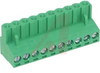 Terminal Block, wire entry same as plugblock with 10 poles - 70077487 - Allied Electronics, Inc.