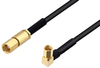 SSMC Plug to SSMC Plug Right Angle Cable 48 Inch Length Using PE-SR405FLJ Coax - PE3C4481-48 - Pasternack