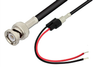 BNC Male to Unterminated Lead Cable 48 Inch Length Using RG58 Coax - PE33565-48 - Pasternack