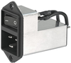 Power Entry Mod W/filter, C20, Plug, 20A; Connector Type Schurter -- 02E2573