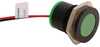 Panel Mount Indicator, Led, 22Mm, Green, 24Vdc; Led Color Apem - 64T3836 - Newark, An Avnet Company