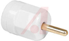 Connector, Electrical; Pin Receptacle; 0.16 in.; 0.81 in.; 0.19 in.; White; - 70121051 - Allied Electronics, Inc.