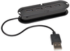 4-Port USB 2.0 Ultra-Mini Compact Hub with Power Adapter -- U222-004-R