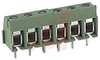 PCB, Terminal Block; 30-16 AWG; 6; Vertical; 10/17.5 A; 300/450 V; M2.5; 1.5 mm - 70078253 - Allied Electronics, Inc.