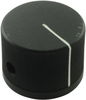 Round Knurled Knob With Line Ind, 6.35Mm; Shaft Type Ehc (Electronic Hardware) - 91F2248 - Newark, An Avnet Company
