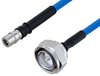 Plenum 7/16 DIN Male to QMA Male Low PIM Cable 100 cm Length Using SPP-250-LLPL Coax , LF Solder - PE3C5867-100CM - Pasternack