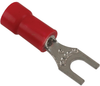 Terminal, Spade/fork, #6, Crimp, Red; Product Range Abb Thomas & Betts - 31F129 - Newark, An Avnet Company