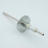 Power Feedthrough, 12000 Volts, 1 Tube, 0.25″ Stainless Steel Conductor, 2.16″ QF / KF Flange - A0118-4-QF - MPF Products, INC.