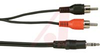 6FT DUAL RCA 3.5MM PLUG CABL - 70159551 - Allied Electronics, Inc.