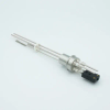 Thermocouple-Power Feedthrough, 1 Pair Type J, w/ Miniature TC Connector, 5000 Volts, 15 Amps, 2 Pins, 0.75″ Dia Stainless Steel Weld Adapter - A0442-4-W - MPF Products, INC.