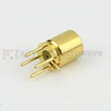 SMP Male (Plug) Full Detent PCB Connector Surface Mount, Solder - SC5342 - Fairview Microwave Inc.