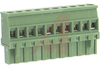 Plug, Terminal Block; 12 A; 250 V; 5 mm; 24 AWG/kcmil (Min.); 10; Screw; 4 kV - 70054825 - Allied Electronics, Inc.