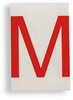 ToughStripe Die-Cut Red Letter M - 121765 - Brady Corporation
