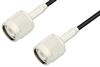 TNC Male to TNC Male Cable 12 Inch Length Using RG174 Coax, RoHS - PE3425LF-12 - Pasternack