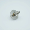 SMA Coaxial Feedthrough, 50 Ohm Matched Impedance, 1 Pin, Grounded Shield, Double-Ended, 1.18″ QF / KF Flange - A2127-1-QF - MPF Products, INC.