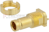75 Ohm 1.0/2.3 Jack Bulkhead Push-On PCB Connector Thru Hole, Solder, Length 0.524 In - FMCN1114 - Fairview Microwave Inc.