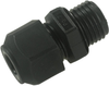 Cord Connector, Straight Male, Nylon, Npt 0.375In, Black; Thread Size Imperial Hubbell Wiring Devices - 01J4480 - Newark, An Avnet Company