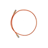 CAT6 28AWG Small diameter Copper Patch Cord, UTP, LSZH, Orange, 0.5 Meter -- C6D4Z1030D5M