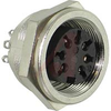 connector,circular din,female panel recept,front mt,7din silver pltd solder cont - 70013436 - Allied Electronics, Inc.