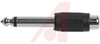 Adapter, RCA; RCA Plug; Nickel Plated Brass; Black - 70197192 - Allied Electronics, Inc.