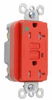 GFCI Duplex Receptacle - 2095-HGTRNARED - Thomas & Betts Corporation