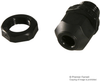 Cordgrip, Nylon, 3.5 To 8Mm Diameter Wire, Black; Thread Size Imperial Hammond - 24B6412 - Newark, An Avnet Company
