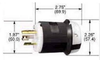 Connector, Power Entry, Plug, 20A; Connector Type Hubbell Wiring Devices - 81F2908 - Newark, An Avnet Company