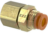 FEMALE BULKHEAD, PNEUMATIC, 1/4IN. OD TUBE, 1/4IN. NPT THREAD -- 70070395