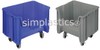 Storage Bins and Totes - QGH805MOB - Simplastics