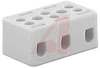 Terminal Block, Ceramic; 3; 30 A; 300 V; 20 to 10 AWG; Ceramic; Tubular Screw - 70077103 - Allied Electronics, Inc.