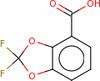 2,2-Difluoro-1,3-benzodioxole-4-carboxylic acid -- 2H21-3-X0 - Image