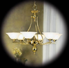 7996PB Mid. Chandeliers-Glass Up - 722641 - Capital Lighting, Inc.