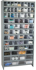 Akro-Mils 6500 lb Adjustable Gray Powder Coated Steel 22 ga Enclosed Adjustable Fixed Shelving System - 12 Bins, 30 Bins, 36 Bins - 6500 lb Total Capacity - ASC1279AST CLEAR -- ASC1279AST CLEAR - Image