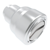 Captive Screw, M3 X 0.5, Flare-in, Slotted Recess, Smooth Black Knob - 47-80-107-55 - Southco