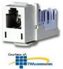 Hubbell 6 Position 110 USOC Jack (Pkg of 25) - HXJUOW25 - TelephoneStuff.com