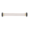 4 Pos. Female Receptacle SIL RG178 Straight Cable Assembly, 450mm, double-end, Slotted Jackscrews -- M80-FC305F1-04-0450F1 - Image