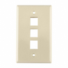 Keystone Faceplates, Frames - FPTRIPLE-I-ND - DigiKey