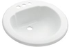 Sink - Round Lavatory: 65020140-N - Sterling Plumbing