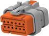 Automotive Housing, Plug, 12Pos, Key D; Product Range Te Connectivity - 22AJ2057 - Newark, An Avnet Company
