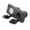 Dual 2.4A USB Charger & 20A Power Receptacle, 12/24VDC -- 11070 - Image