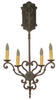 Troyon 4 Candle Wall Sconce - WS82.4C - Steven Handelman Studios