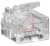 Plug; 6; 4; Polycarbonate; UL 94V-2; Phosphor Bronze; Flat Oval Stranded - 70085017 - Allied Electronics, Inc.