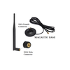 865MHz 5dBi Rubber Magnetic Antenna With RG174 Cable (L-3Mtr) + SMA Male St. Connector - ET-8655RM-1L3-SMS-BR5 - Eteily Technologies India Pvt. Ltd.