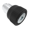 Captive Screw, 8-32 Thread, Flare-in, Phillips Recess, Knurled Black Knob - 47-12-324-50 - Southco