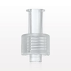 Tuohy Borst Adapter Cap, Female Luer Lock with Probe Extension, Clear - 80423 - Qosina Corp.