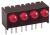 Indicator, Led Pcb, 4Led, 3Mm, Red, 1.7V; Led Color Dialight - 30K1574 - Newark, An Avnet Company