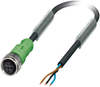 Sensor Cord, 3P, M12 Rcpt-Free End, 3M; Connector To Connector Phoenix Contact - 71Y7329 - Newark, An Avnet Company