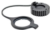 Cap W/ Rubber Tether, 9Pos, Black; Accessory Type Amphenol Sine/tuchel - 66W6596 - Newark, An Avnet Company