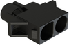 Rcpt Housing, 2Pos, Thermoplastic, Blk; Product Range Amphenol Sine/tuchel - 15AJ1859 - Newark, An Avnet Company
